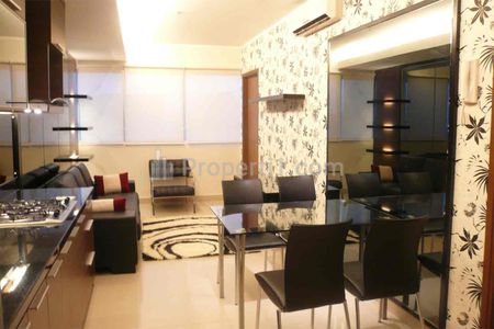 For Rent Luxury Apartment at Sahid Sudirman Residence, Strategic Location in Golden Triangle, South Jakarta - Type 2BR Fully Furnished
