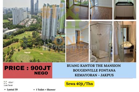 Disewakan Ruang Kantor The Mansion Bougenville Fontana, Kemayoran - Jakarta Pusat