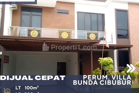 Dijual Rumah Asri dalam Perumahan Villa Bunda Cibubur Bogor