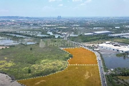 Dijual Tanah Sangat Luas di Jalan Daendels, Manyar, Kabupaten Gresik, Jawa Timur