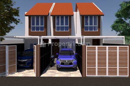 Jual Rumah Modern Minimalis 2 Lantai di Rawabelong Kebon Jeruk Jakarta Barat, Akses 2 Mobil