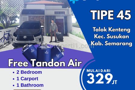 Promo Spesial Akhir Tahun dan Natal Dijual Rumah Tipe 30/66 & 45/140.7 di Bhasmara Kenteng Regency, Talok, Kenteng, Susukan, Kab. Semarang