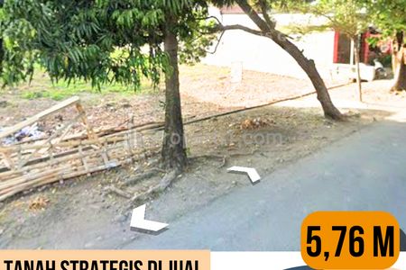 Tanah Dijual Strategis Depan Jalan Utama di Slawi, Tegal, Jawa Tengah