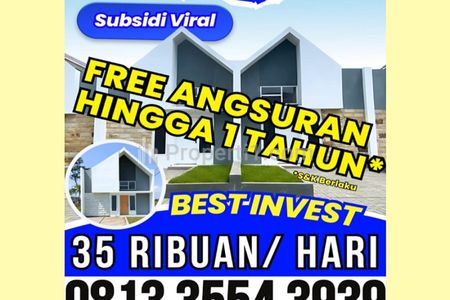 Jual Rumah Subsidi di Garden Mansion Mojokerto Dekat Alun-Alun Mojokerto