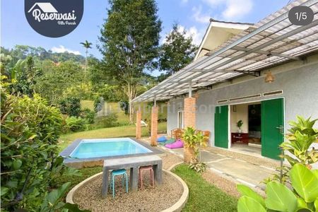 Jual Villa Puncak 2 Kamar Tidur Full Furnished Lokasi Cisarua, Tugu Utara, Bogor