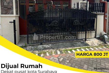 Dijual Rumah Krukah Selatan Wonokromo Surabaya Dekat Pusat Kota