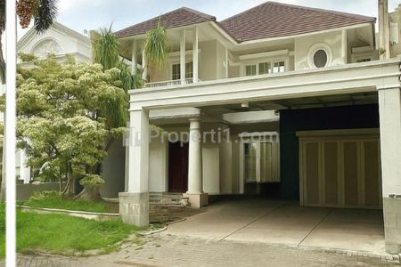 Jual Rumah Wisata Bukit Mas 1 Cluster Rome Semi Furnish - Halaman Belakang Luas, Dekat Sekolah SGS, Pakuwon Mall