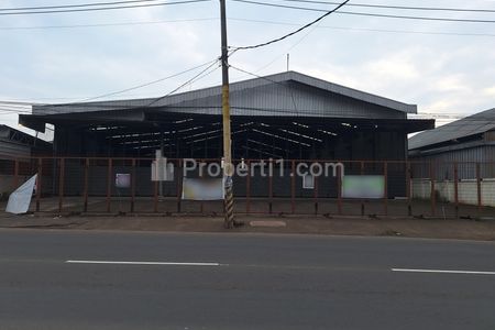 Jual Gudang Terawat Lokasi Strategis Di Jl. Raya Cileungsi Jonggol