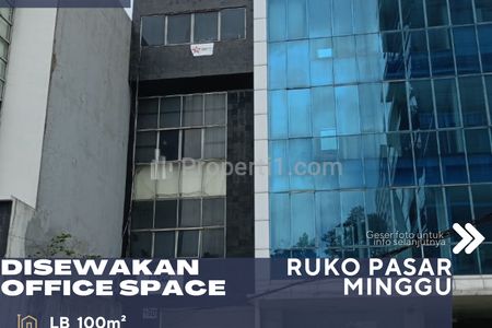 Disewakan Kantor Office Space Zona Komersil di Pasar Minggu Jakarta Selatan