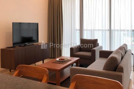 For Rent Modern Luxury Apartment at Anandamaya Residence Prime Location in Central Jakarta - 2+1BR Full Furnished