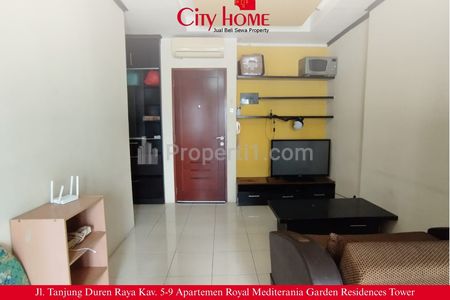 Disewakan Apartment Mediterania Garden Residences 2 Tanjung Duren - Luas 42m2 2BR Full Furnished