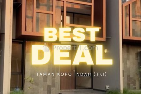 Jual Rumah industrial Modern Desain di Taman Kopo Indah TKI Bandung 