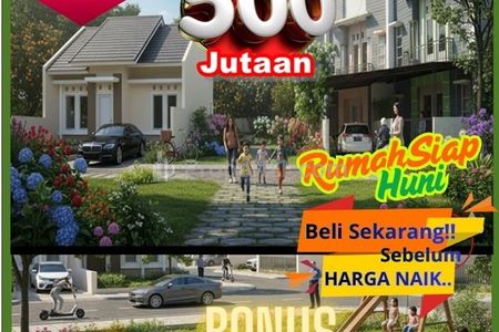 Dijual Rumah Baru 2026 di Komplek Garuda Teluk Naga, Tangerang
