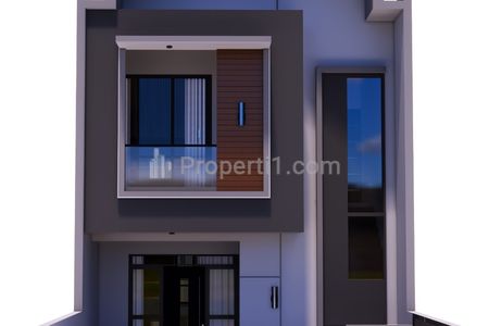 Jual Rumah 2 Lantai On Progress Gaya Kekinian di Antapani Tengah Dekat Gasibu Mini Antapani Kota Bandung