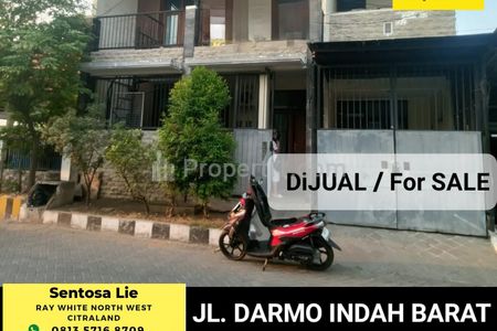 Dijual Rumah Darmo Indah Barat - Area Darmo Permai Surabaya Barat Dekat Kantor Imigrasi, Sekolah Karitas Tandes