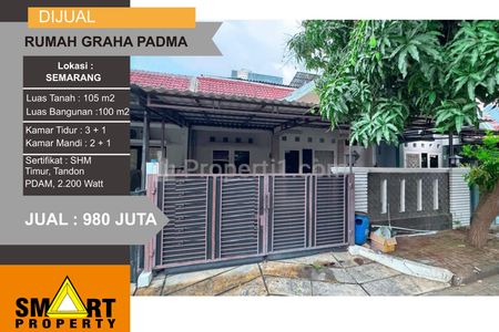 Jual Rumah Hadap Timur Dekat SMU Karangturi di Graha Padma Semarang