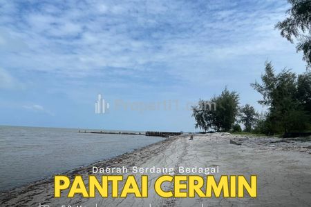 Dijual Lahan +/- 50 ha di Pantai Cermin - Serdang Bedagai
