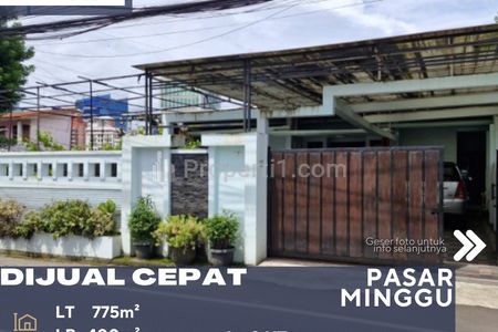 Jual Rumah Bagus Dekat Area Perkantoran di Kebagusan Jakarta Selatan