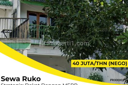 Ruko Disewakan di Kalijudan Mulyorejo Surabaya Timur Lokasi Usaha