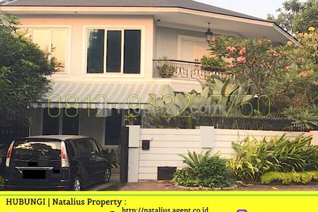 Dijual Rumah Nyaman di Menteng Jakarta Pusat, Jalan Lebar, Lokasi Prime Area Dekat Taman Suropati 