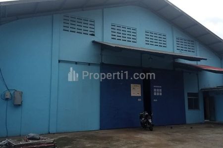 Dijual Cepat Gudang untuk Timbang Besi Maksimal 20 Ton (Sudah Ada Alat Crane Besi untuk Timbangan) di Tambun Bekasi