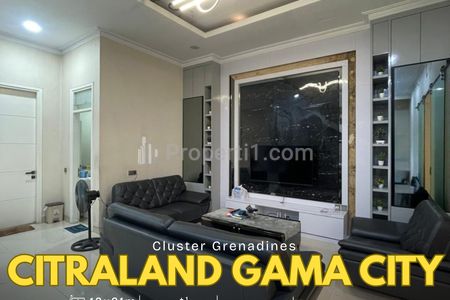 Dijual Rumah Furnish Komplek Citraland Gama City Cluster Grenadines, Deli Serdang