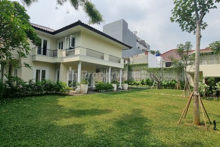 Dijual Rumah Mewah, Brand New Luas 1000m2, Garden Luas dengan Pool - di Lokasi Premium Kebayoran Baru, Jakarta Selatan