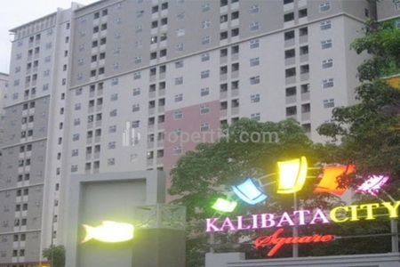 Disewakan Apartemen Kalibata City Jakarta Selatan - 2 BR Kosongan + AC