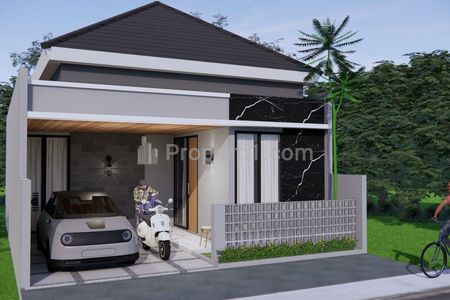 Dijual Rumah Progres Bangun Modern Minimalis dekat Pasar Cebongan Sleman