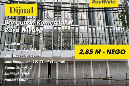 Dijual Bangunan Komersial Jl Raya Wiyung Surabaya Selatan