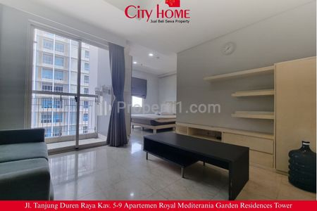 Jual Apartemen Royal Mediterania Garden Residences Tipe 1BR Full Furnished - Siap Huni