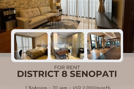 For Rent: Apartment District 8 Senopati 1 Bedroom – Ready to Move In
