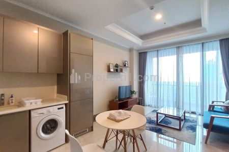 For Rent Luxury Apartment 1BR Furnish at District 8 Senopati - High Floor & City View