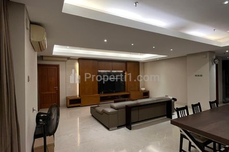 Disewakan Apartemen 1 @ Cik Ditiro Menteng, Combine Unit, 2 + 1 Bedroom, Furnished Bagus dan Terawat