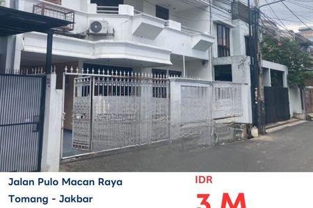 Dijual Lelang Rumah Pulo Macan Raya, Jakarta Barat