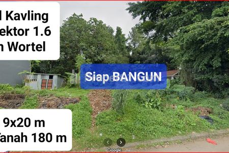Dijual Tanah Siap Bangun Ukuran 9x20 m di Jalan Wortel, BSD, Tangerang Selatan