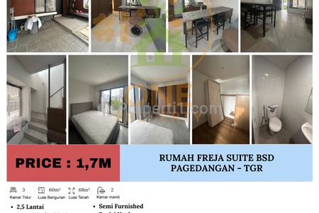 Dijual Rumah Freja Suite BSD, Pagedangan - Tangerang