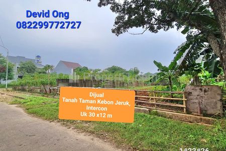 Dijual Tanah Taman Kebon Jeruk, Intercon Luas Tanah 360 m2 di Jakarta Barat