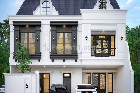 Dijual Rumah Klasik Mediterania di Bumi Pancoran Mas Mampang Depok