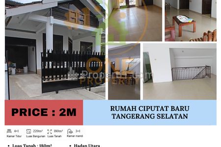 Dijual Rumah di Ciputat Baru - Tangerang Selatan