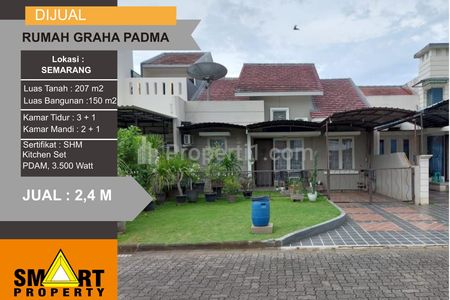 Jual Rumah Dekat SMU Karangturi di Graha Padma Semarang