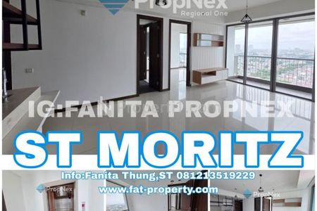 Jual Apartemen ST. Moritz Jalan Puri Indah Jakarta Barat - 2BR Semi Furnished Private Lift Tower New Royal