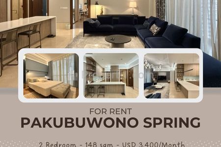 Sewa Apartemen The Pakubuwono Spring 2 BR Good Furnished & Ready to Move In
