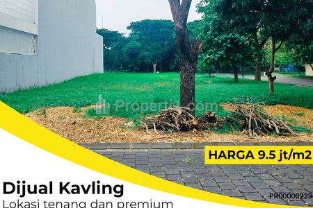 Tanah Dijual di Graha Natura Surabaya Barat Kavling Premium