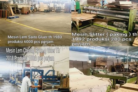 Jual Pabrik Karton Aktif Siap Pakai di Jalan Daan Mogot Kota Jakarta Barat