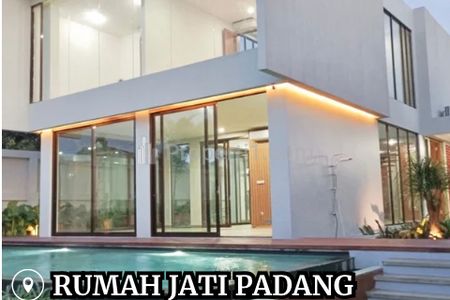 Dijual Rumah Baru Modern Tropical di Jati Padang Jakarta Selatan, Lokasi Strategis Akses 2 Mobil