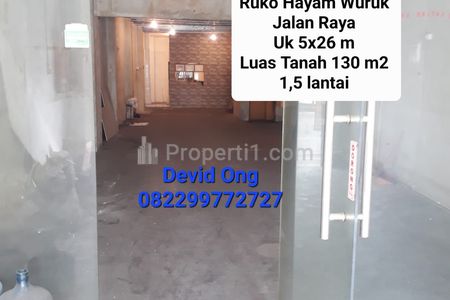 Disewakan Ruko di Jalan Raya Hayam Wuruk, Lokasi Strategis di Jakarta Barat