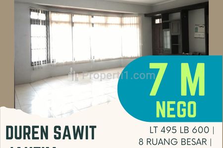Jual Rumah 2 Lantai Bagus Cocok Juga untuk Kantor di Kavling DKI, Pondok Kelapa, Jakarta Timur