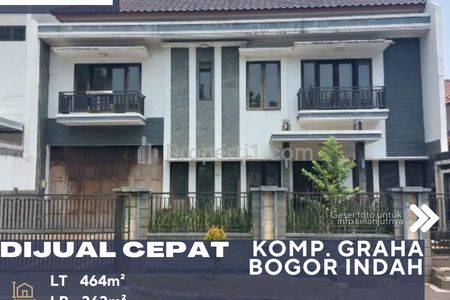 Dijual Rumah Siap Huni Dalam Komplek Graha Bogor Indah Bebas Banjir Lokasi Strategis