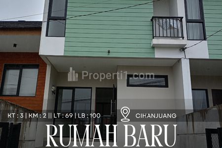 Dijual Rumah Baru Siap Huni di Cihanjuang Cimahi